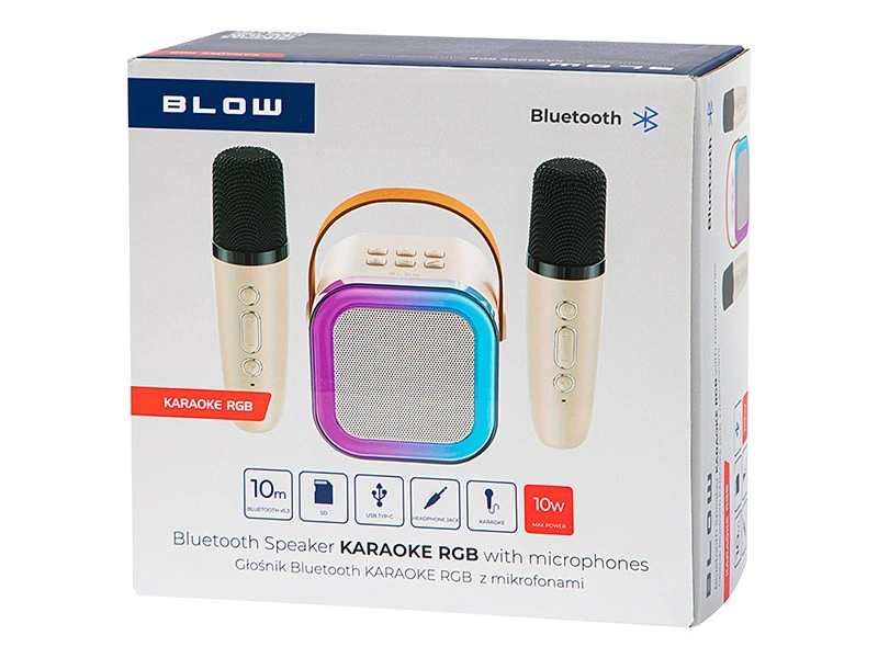 Blow KARAOKE RGB bluetooth reproduktor