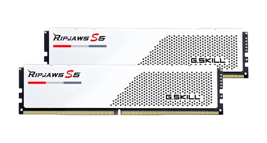 G.Skill Ripjaws S5 DDR5 32GB (2x16GB) 6000 CL30,bílá