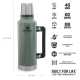 Stanley Legendary Classic 1,9l green