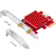 Síťový adaptér PCI-E Wi-Fi 6 AX5400 BT 5.2 2x5 dBi