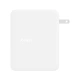 Belkin 140W 4-portová USB-C Power Delivery GaN PPS nástěnná nabíječka + UK, EU, US adaptéry, bílá