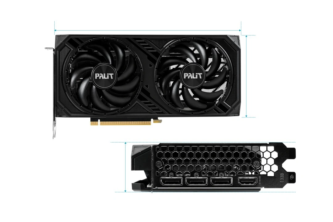 PALiT GeForce RTX 4060 Ti Dual, 8GB GDDR6