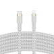 Belkin USB-C kabel s lightning konektorem, 1m, bílý - odolný PRO Flex