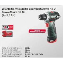 Metabo PowerMaxx BS 12 BL 601044500