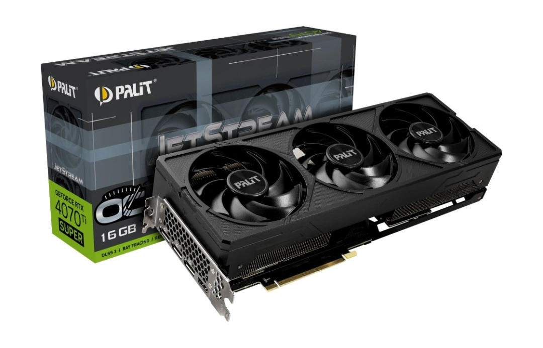 PALiT GeForce RTX 4070 Ti Super JetStream OC, 16GB GDDR6X