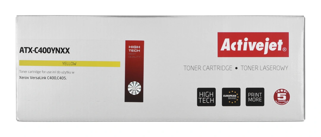 Tonerová kazeta Activejet ATX-C400YNXX (náhradní Xerox 106R03533; Supreme; 8 000 stran; žlutá