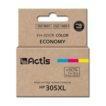 Inkoust Actis KH-305CR pro tiskárnu HP; Náhrada 3YM63AE; Standard; 18 ml; barva