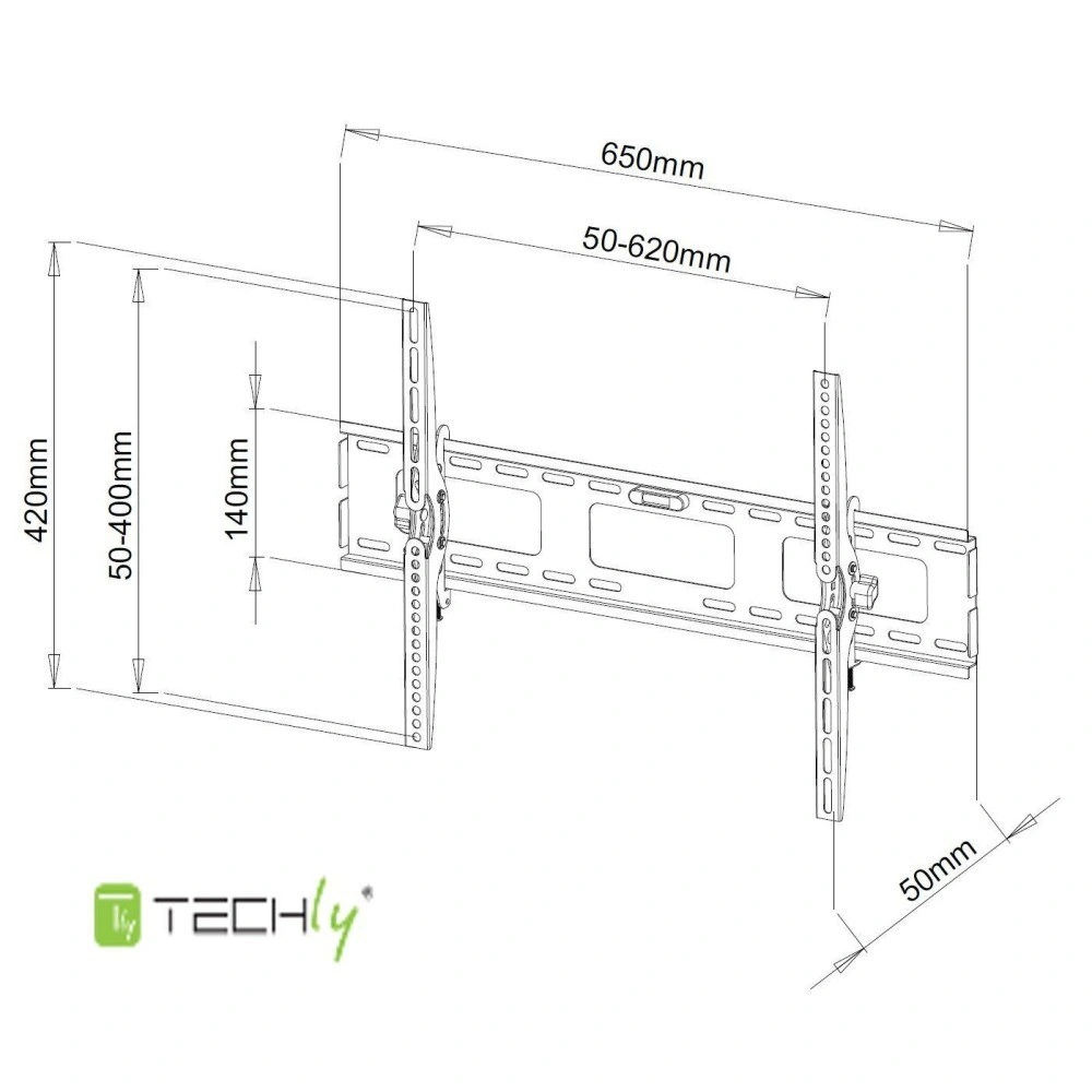 Techly Rameno Lcd Na Stěnu 65