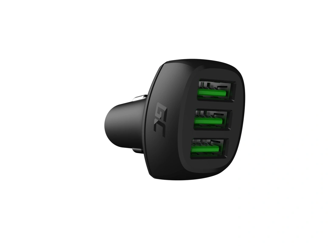 Green Cell Nabíječka do auta GC PowerRide 54W 3xUSB 18W s Ultra Charge technologie