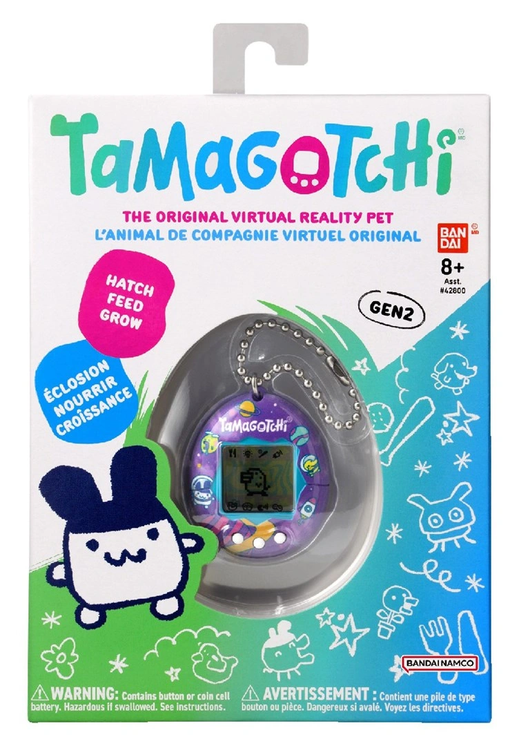 Bandai Tamagotchi The Original Tama Universe, kosmos, fialová