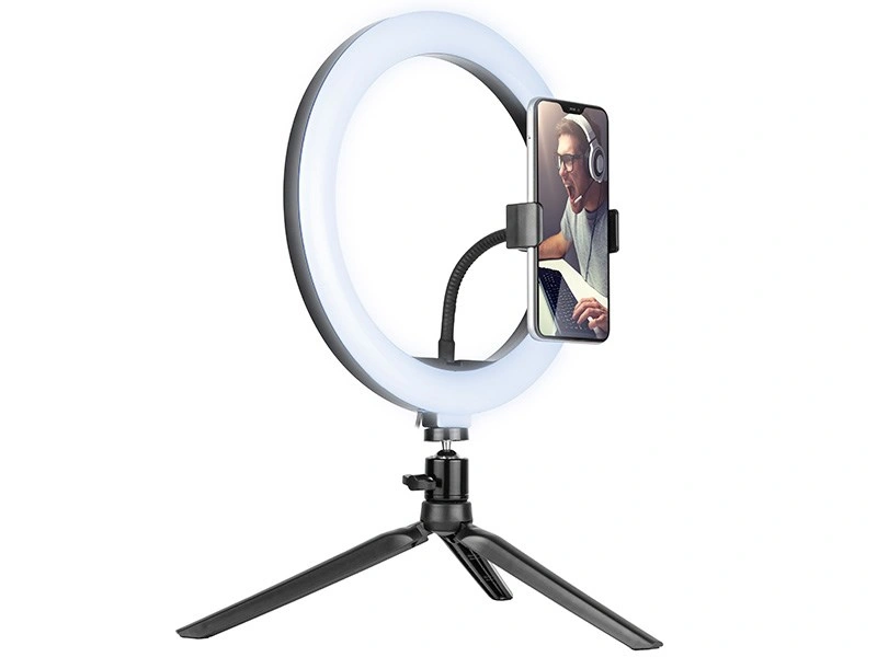 Tracer LED Ring Lamp, mini tripod