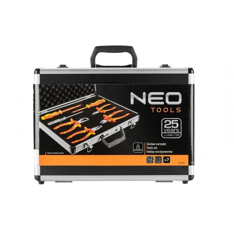 NEO Tools 01-235 Sada kleští a šroubováků 1000v, 7 ks.