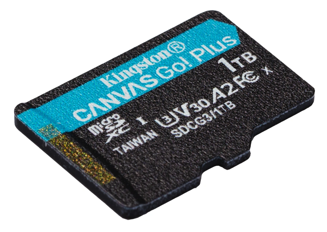 KINGSTON 1TB microSDXC Canvas Go Plus 170R A2 U3 V30 Single Pack w/o ADP