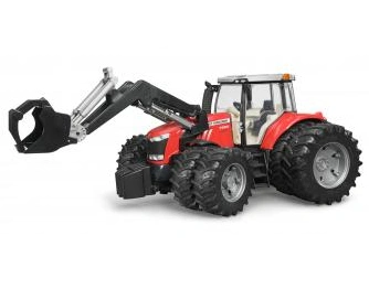 Bruder Traktor massey ferguson 7624 s čelním nakladačem