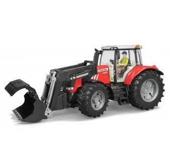 Bruder Traktor massey ferguson 7624 s čelním nakladačem