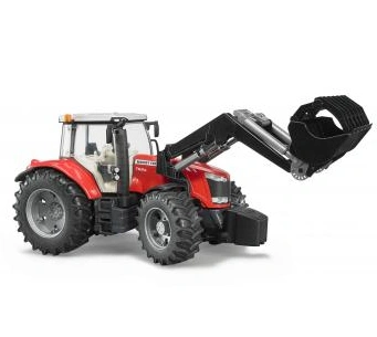 Bruder Traktor massey ferguson 7624 s čelním nakladačem