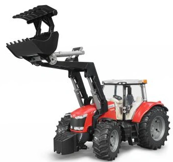 Bruder Traktor massey ferguson 7624 s čelním nakladačem