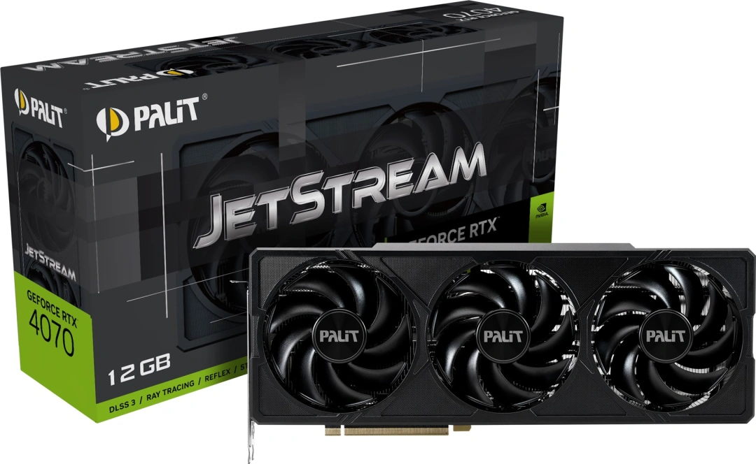PALiT GeForce RTX 4070 JetStream, 12GB GDDR6X