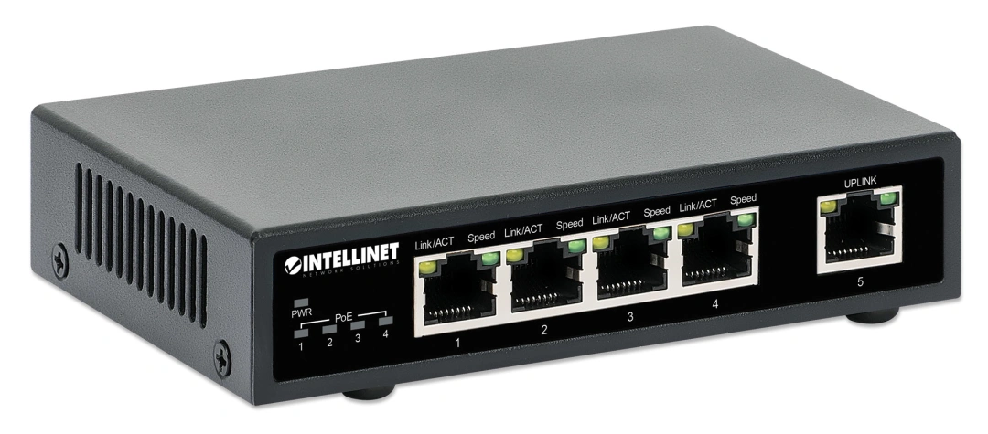 Intellinet Switch Giga 5P Poe+