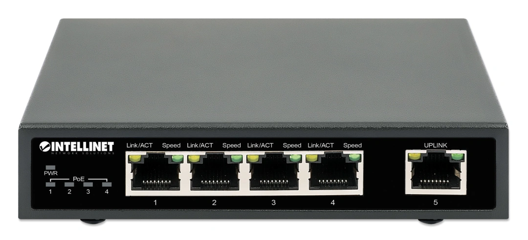 Intellinet Switch Giga 5P Poe+