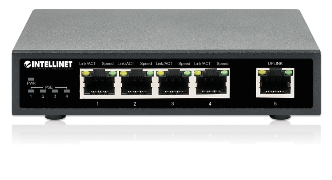 Intellinet Switch Giga 5P Poe+