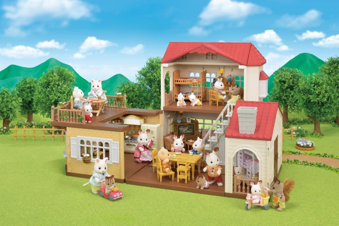 Sylvanian Families Patrový dům s červenou střechou