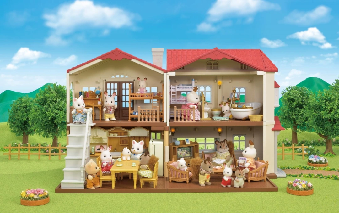 Sylvanian Families Patrový dům s červenou střechou