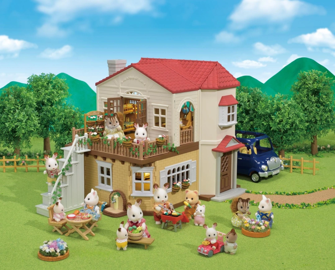 Sylvanian Families Patrový dům s červenou střechou