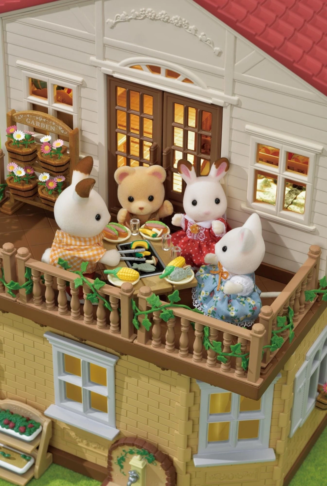 Sylvanian Families Patrový dům s červenou střechou