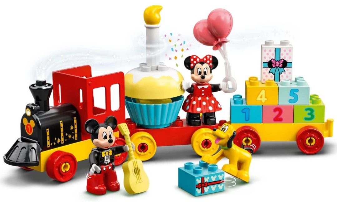 LEGO® DUPLO® Disney 10941 Narozeninový vláček Mickeyho a Minnie