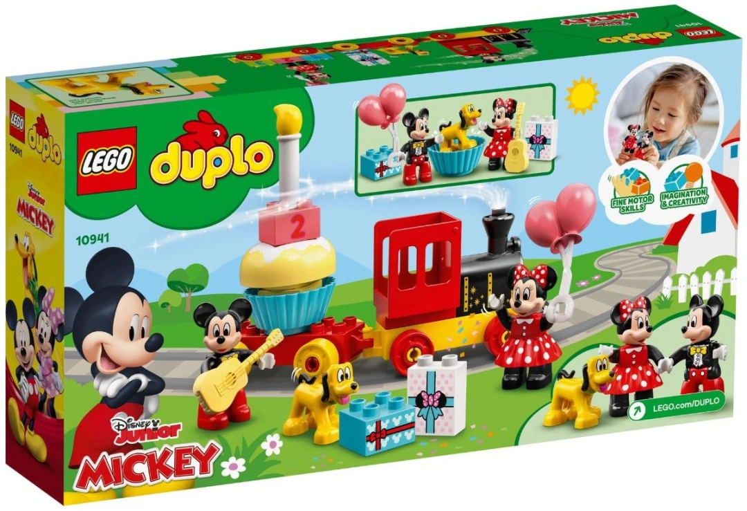 LEGO® DUPLO® Disney 10941 Narozeninový vláček Mickeyho a Minnie