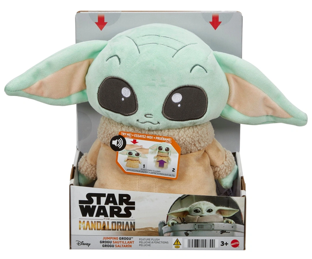 Star Wars Jumping Grogu Plush with Sound