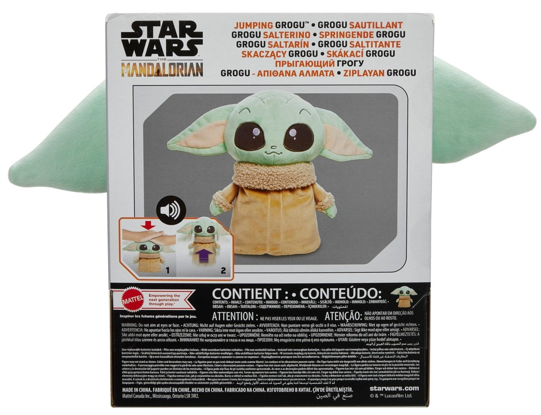 Star Wars Jumping Grogu Plush with Sound