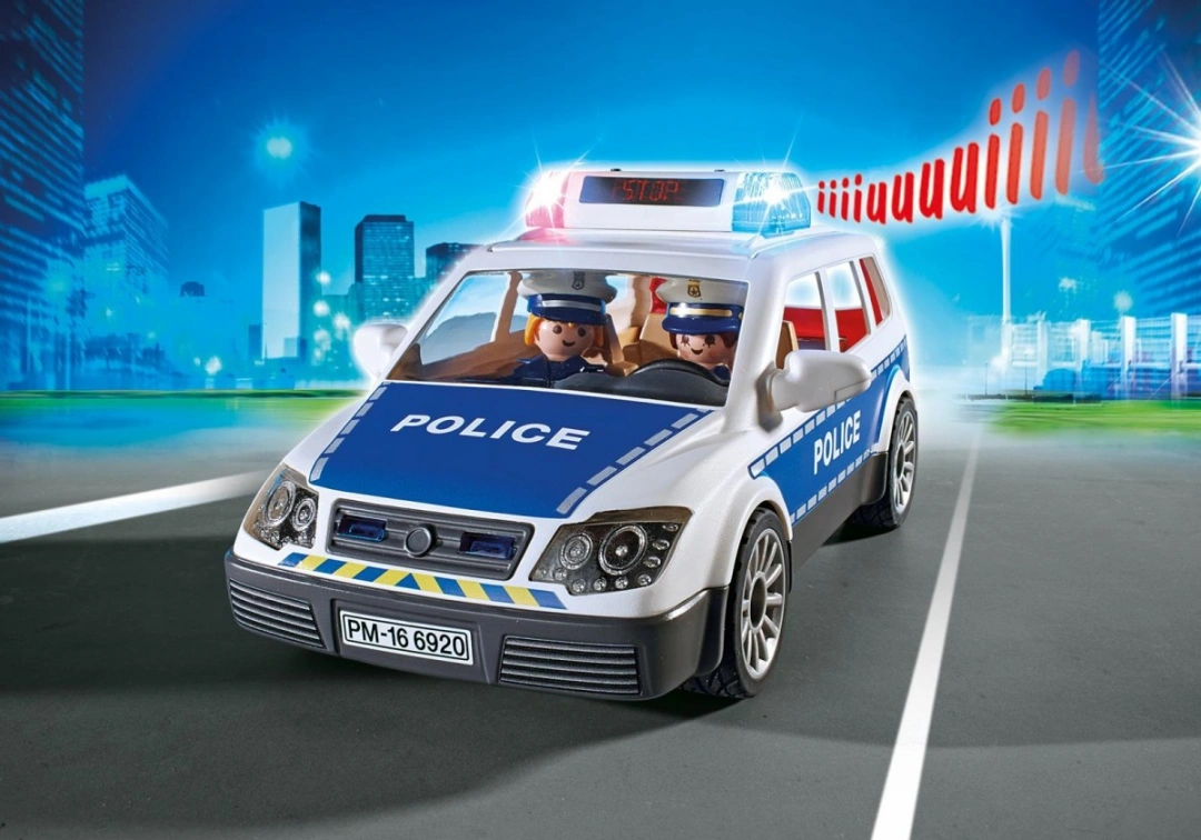 Playmobil Policejní auto , Policie, 20 dílků