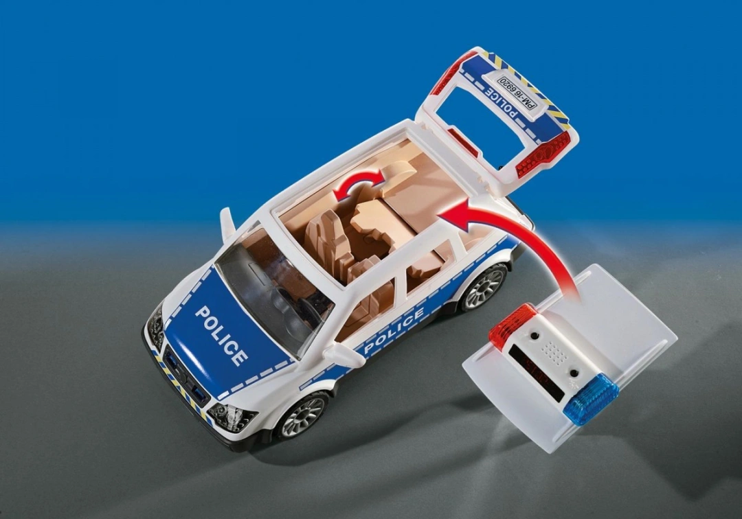 Playmobil Policejní auto , Policie, 20 dílků