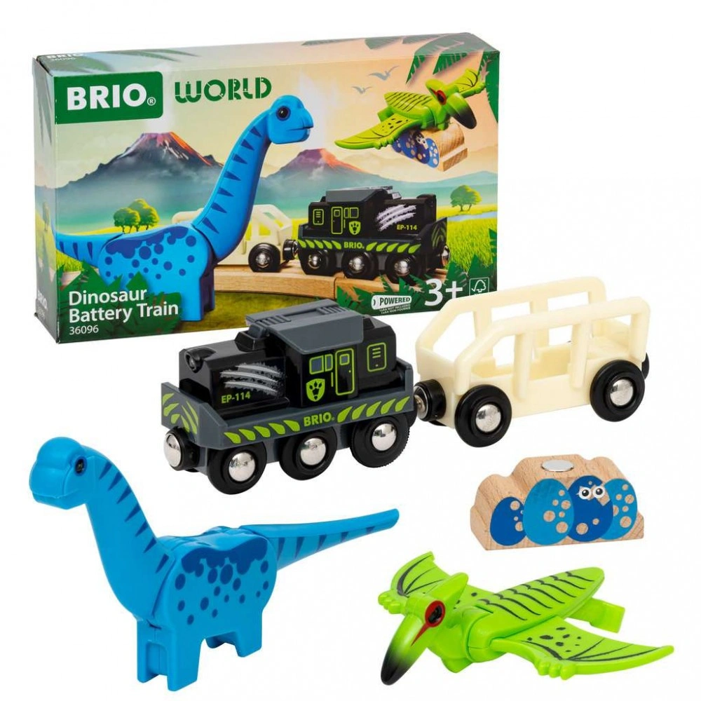 Brio 36096 Dinosauří vlak na baterie