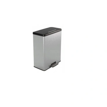 Curver Deco bin 65L silver