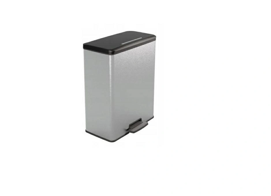 Curver Deco bin 65L silver