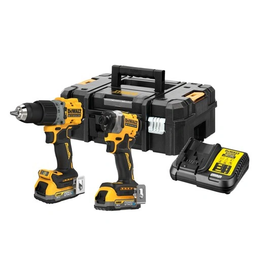 DeWalt DCD805 + DCF850 Powerstack 18V DCK2050E2T