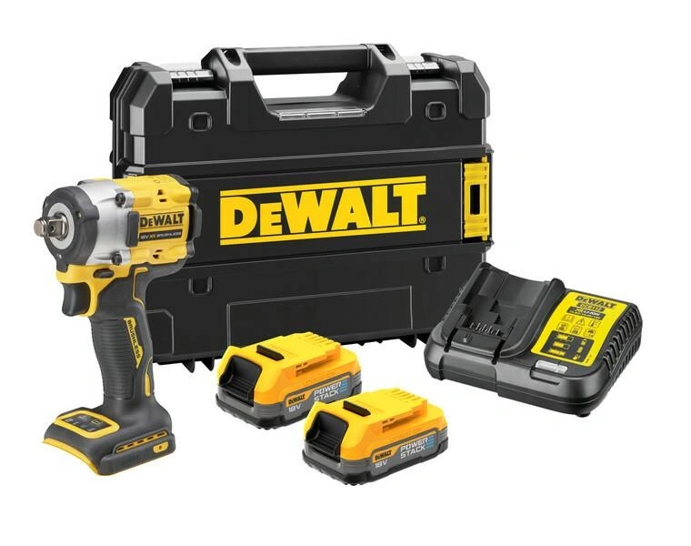 DeWalt Rázový utahovák 2x1,7Ah Powerstack DCF921E2T