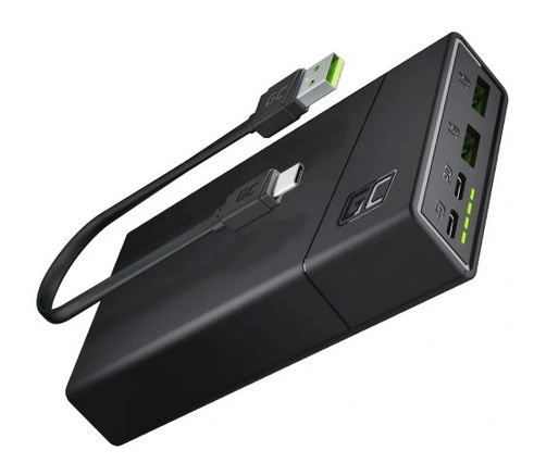 Green Cell PBGC03 PowerBank PowerPlay20 20000mAh 2xUSB Ultra Charge 2x USB-C Power Delivery 18W