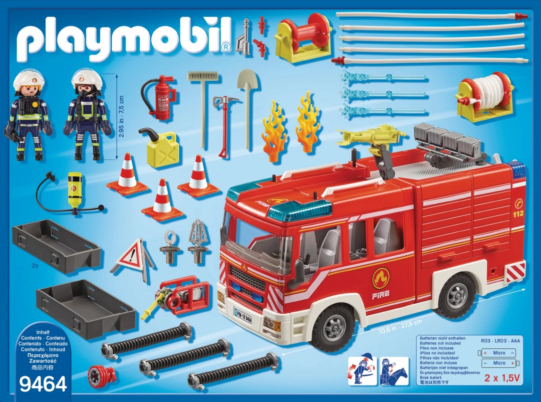 Playmobil 9464 Hasičské auto se stříkačkou