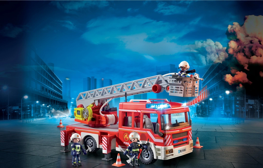 Playmobil 9463 Hasičské auto s výsuvnou plošinou