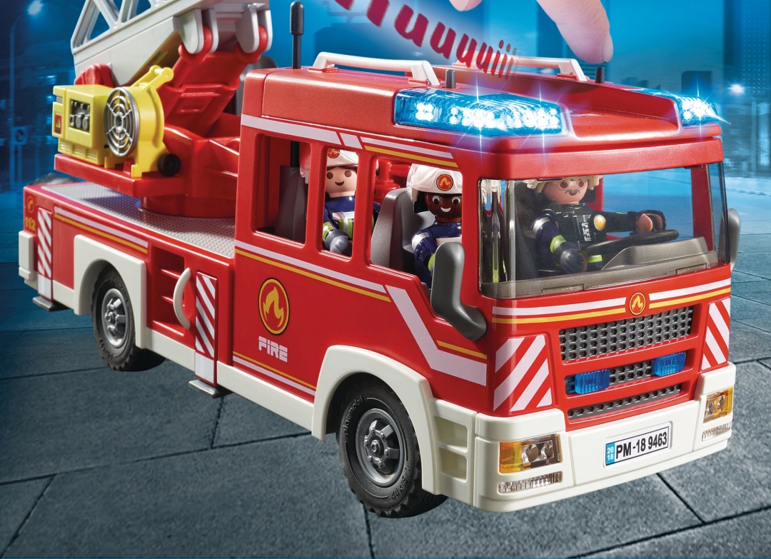 Playmobil 9463 Hasičské auto s výsuvnou plošinou