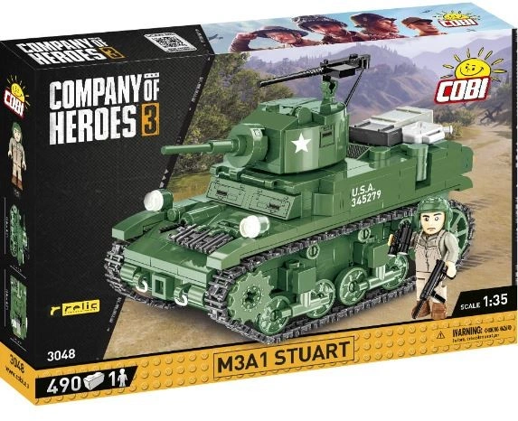 Cobi 3048 Company of Heroes M3 Stuart