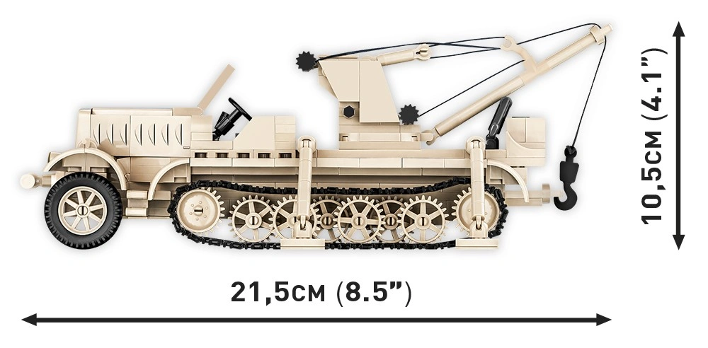 Cobi 2281 II WW Sd. Kfz. 9/1 FAMO, 1:35, 498 k, 1 f