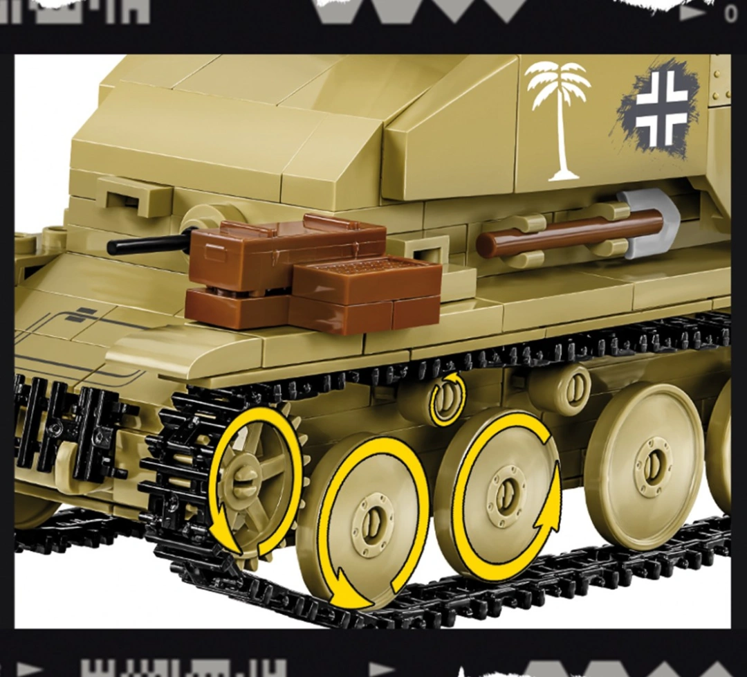 Cobi 3050 COH Marder III Sd. Kfz. 139, 1:35, 420 k, 1 f