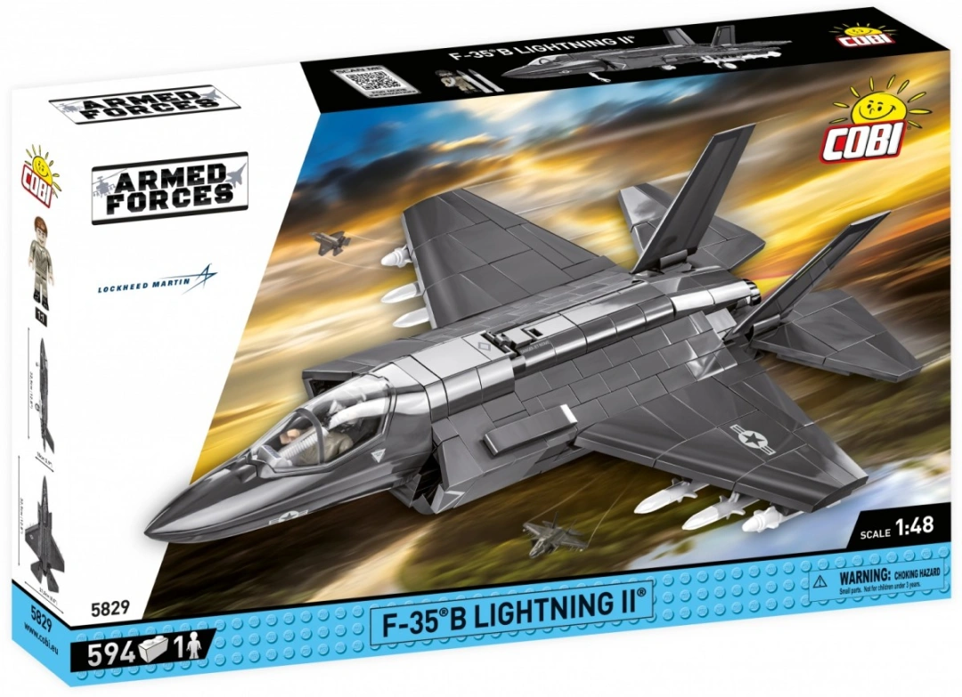 Cobi 5829 Armed Forces F-35B Lightning II USAF, 1:48, 570 k, 1 f