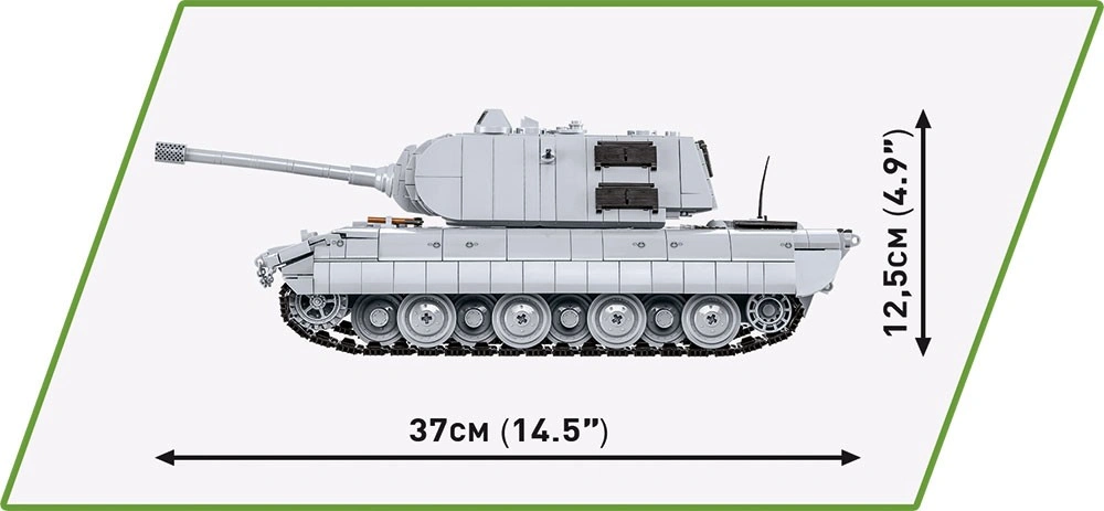 Cobi 2572 II WW Panzerkampfwagen E-100, 1:28, 1511 k, 1 f