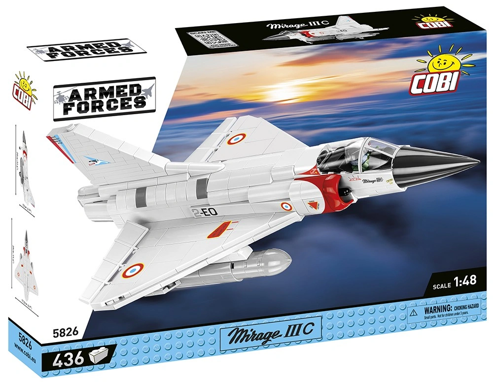 Cobi 5826 Cold War Mirage IIIC ver 2, 1:48, 436 k